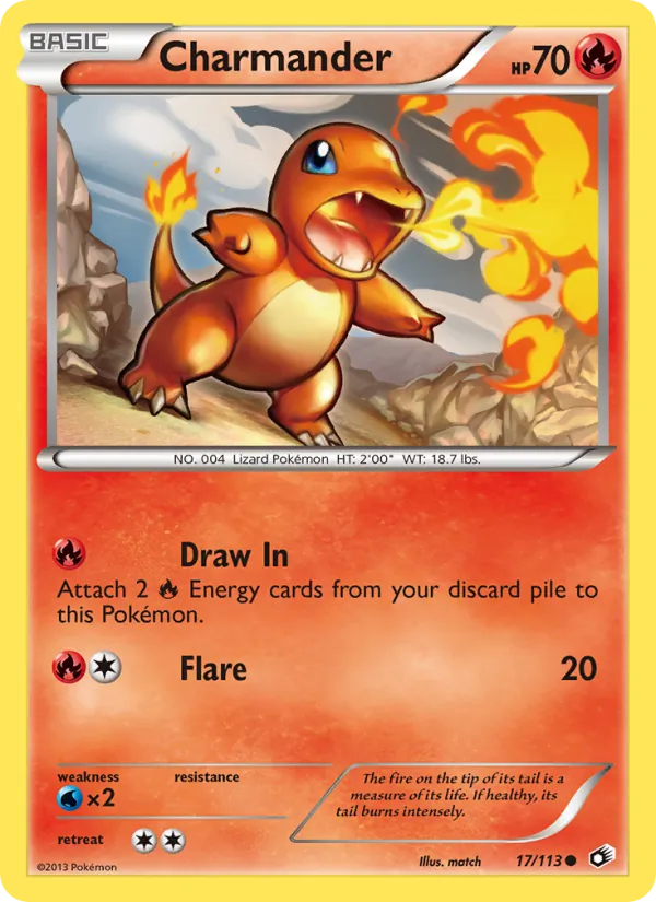 Charmander – Legendary Treasures 17