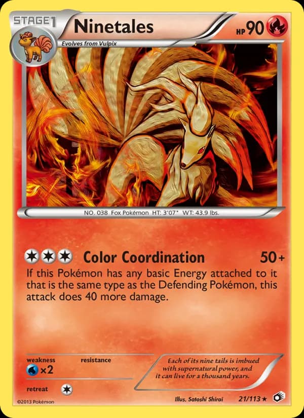 Ninetales – Legendary Treasures 21