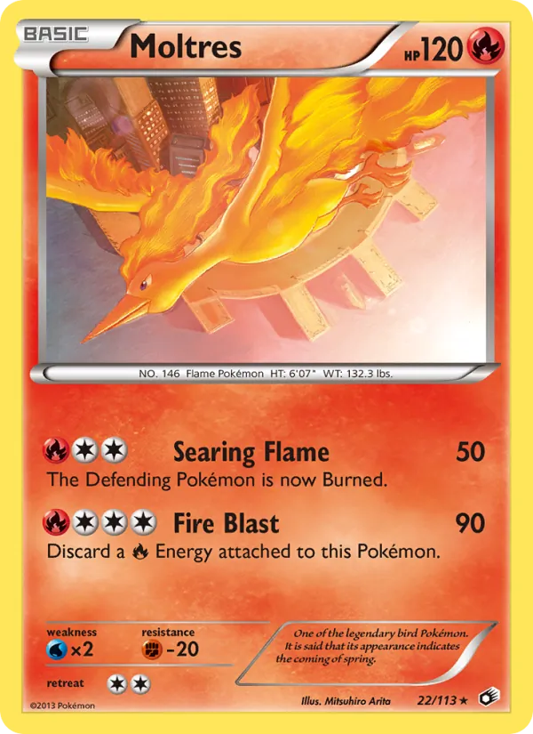 Moltres – Legendary Treasures 22