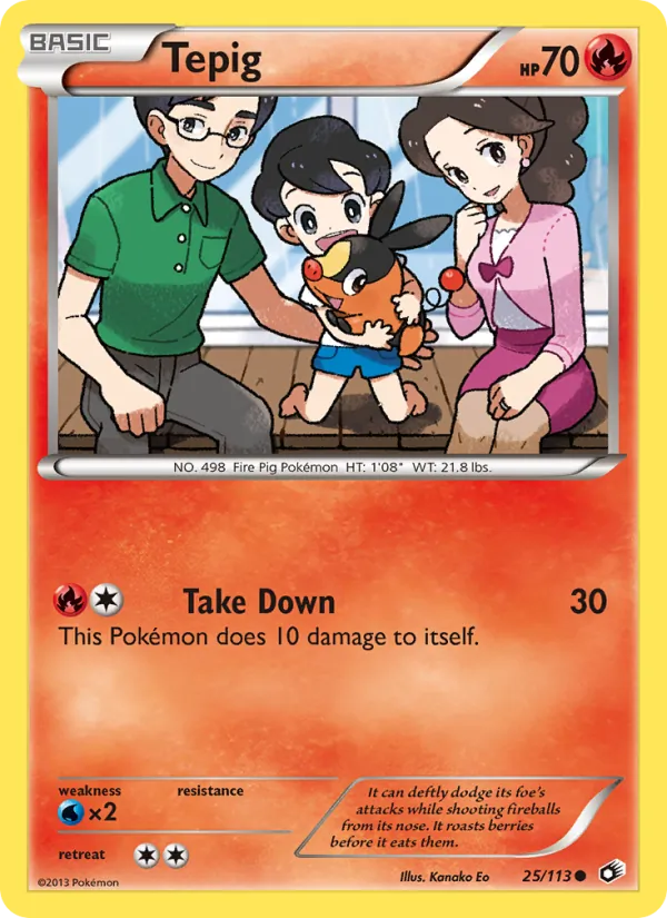 Tepig – Legendary Treasures 25