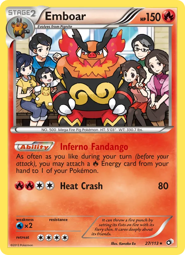 Emboar – Legendary Treasures 27