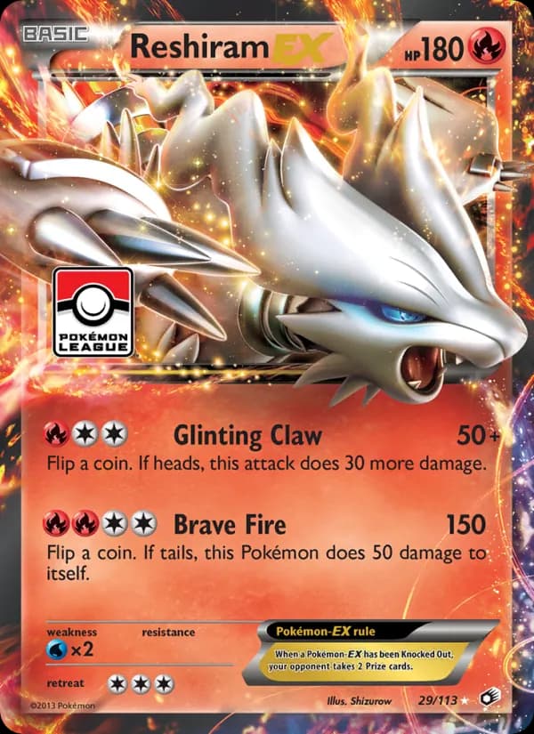 Reshiram-EX – Legendary Treasures 29