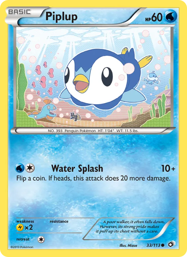 Piplup – Legendary Treasures 33