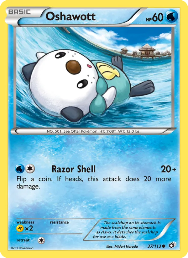Oshawott – Legendary Treasures 37