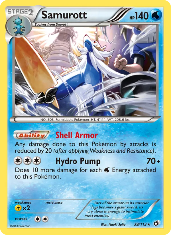 Samurott – Legendary Treasures 39