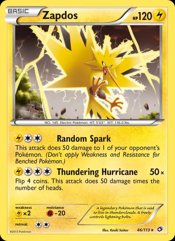 Zapdos – Legendary Treasures 46