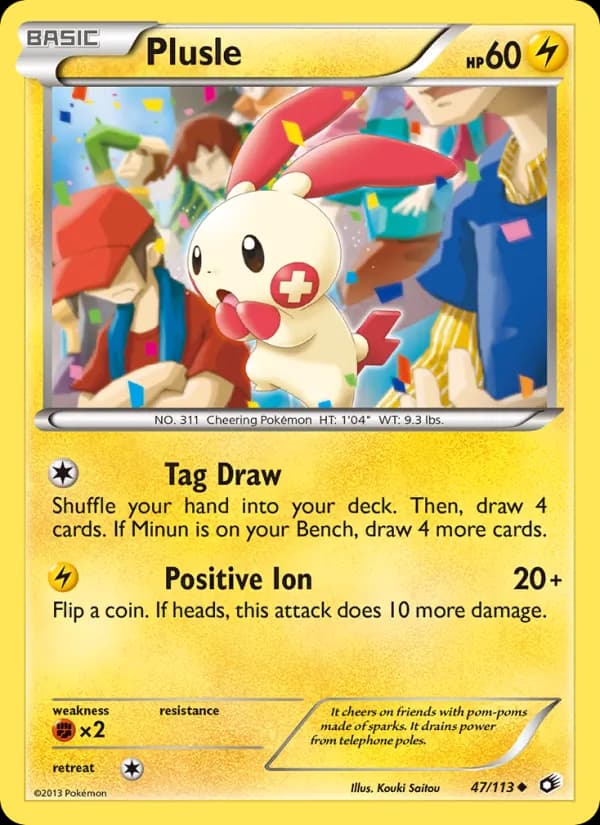 Plusle – Legendary Treasures 47