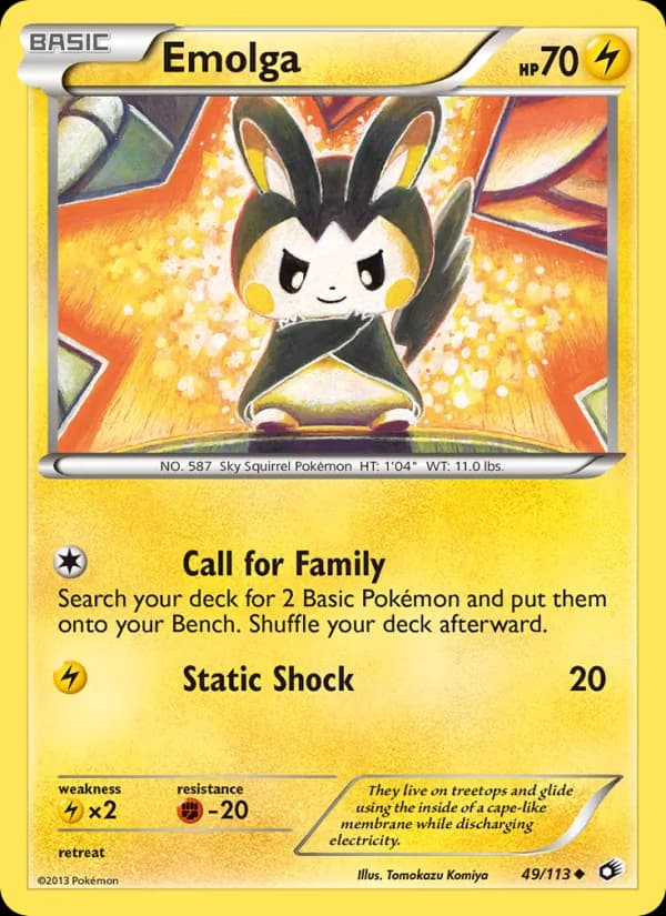 Emolga – Legendary Treasures 49