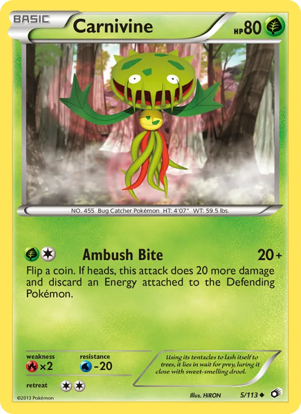 Carnivine – Legendary Treasures 5