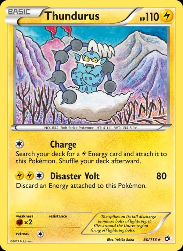 Thundurus – Legendary Treasures 50
