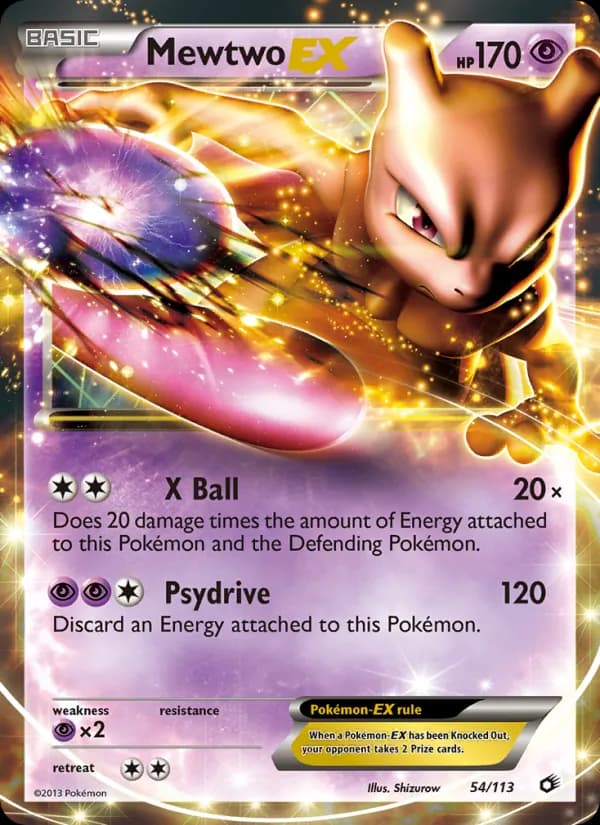 Mewtwo-EX – Legendary Treasures 54