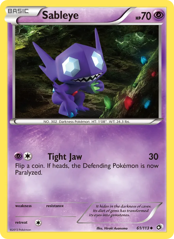 Sableye – Legendary Treasures 61