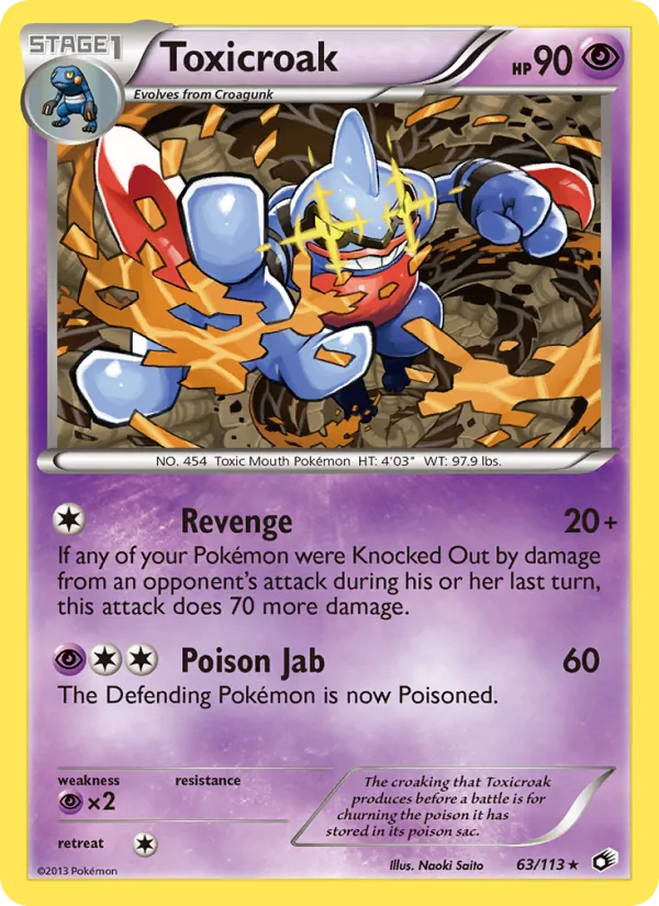 Toxicroak – Legendary Treasures 63