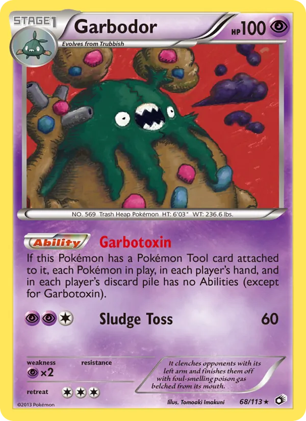 Garbodor – Legendary Treasures 68