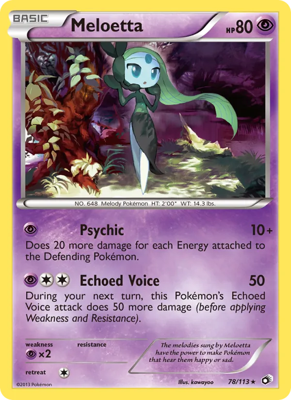 Meloetta – Legendary Treasures 78