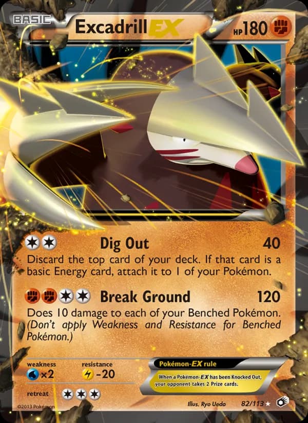 Excadrill-EX – Legendary Treasures 82