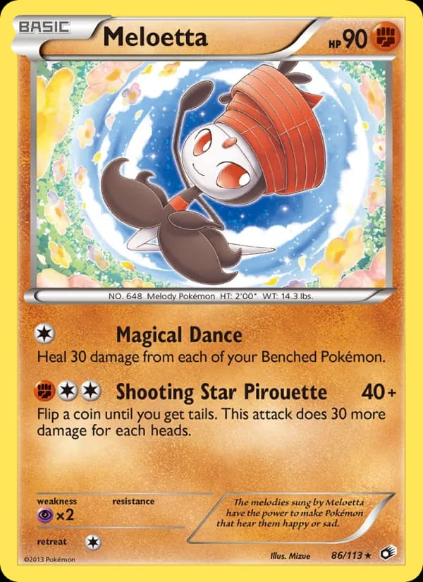 Meloetta – Legendary Treasures 86