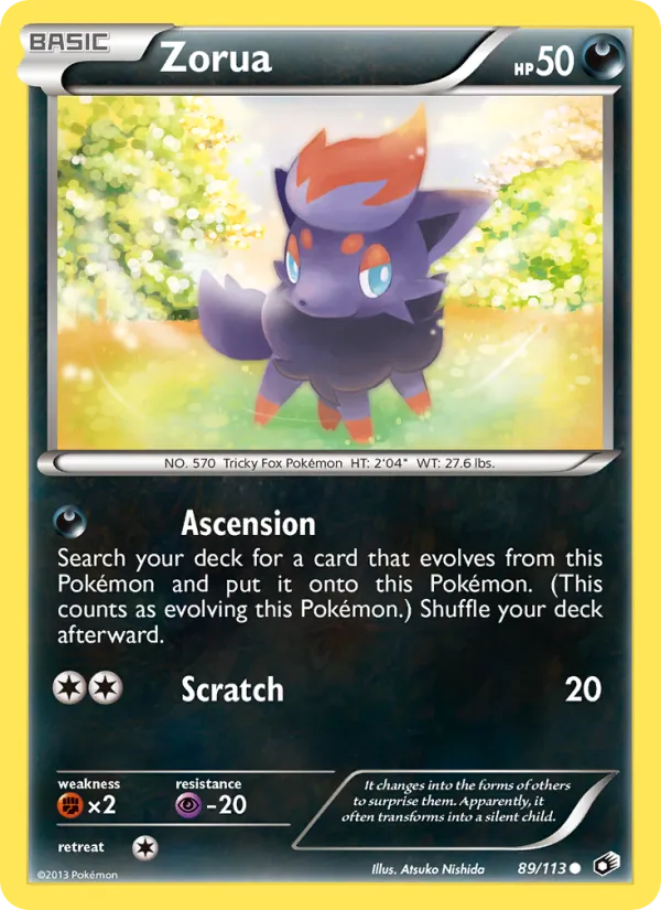 Zorua – Legendary Treasures 89