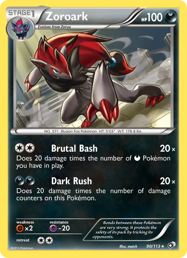 Zoroark – Legendary Treasures 90