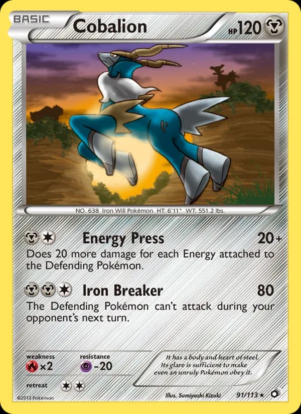 Cobalion – Legendary Treasures 91