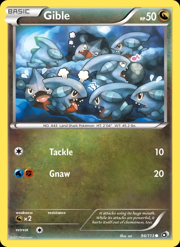Gible – Legendary Treasures 94