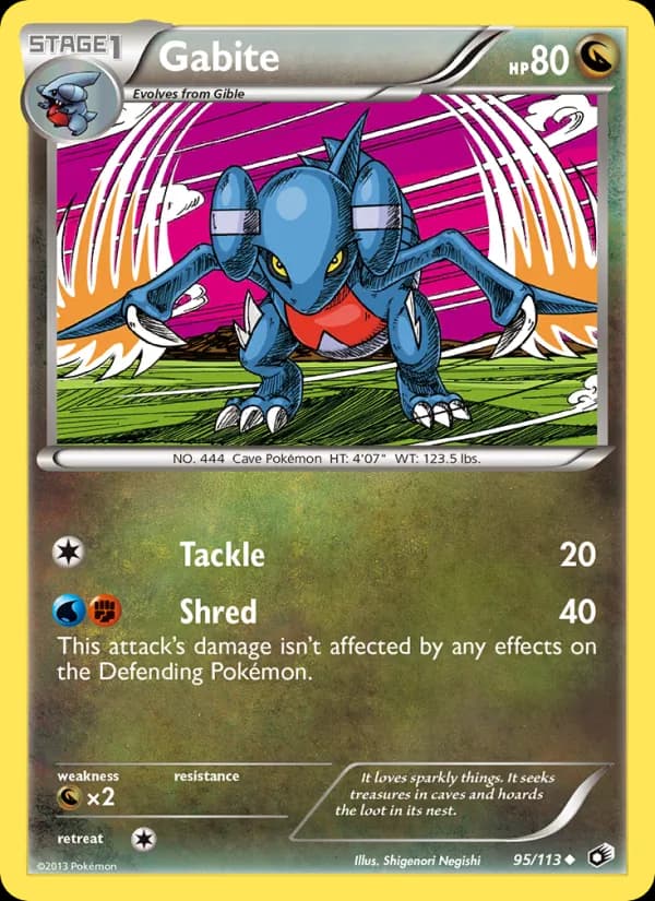 Gabite – Legendary Treasures 95