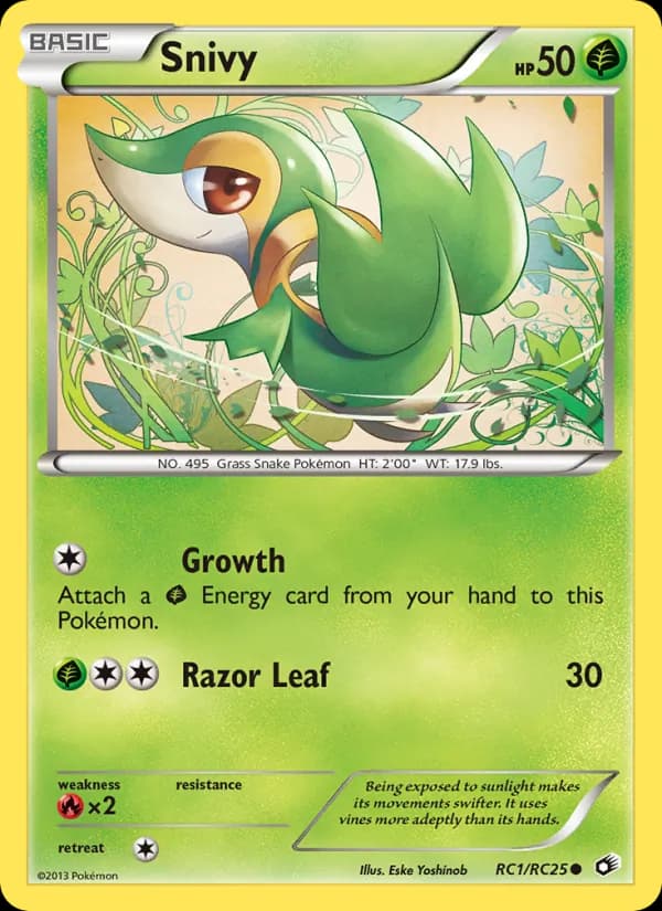 Snivy – Legendary Treasures RC1