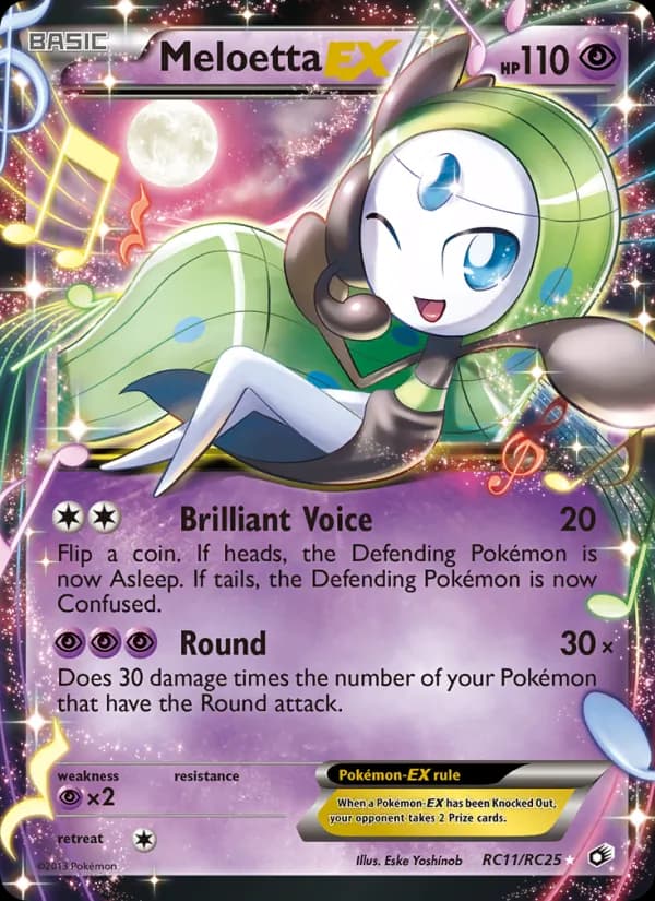 Meloetta-EX – Legendary Treasures RC11