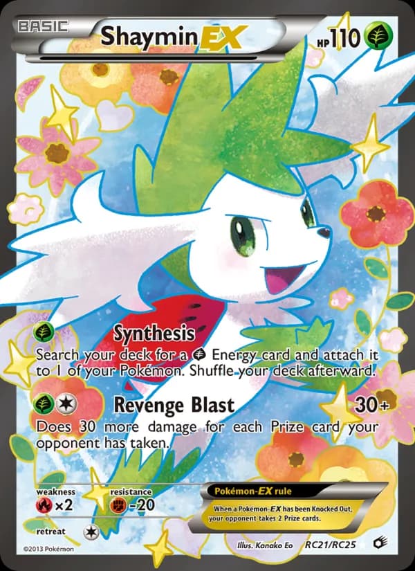 Shaymin-EX – Legendary Treasures RC21