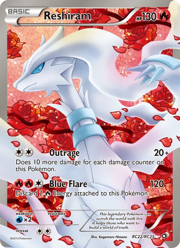 Reshiram – Legendary Treasures RC22