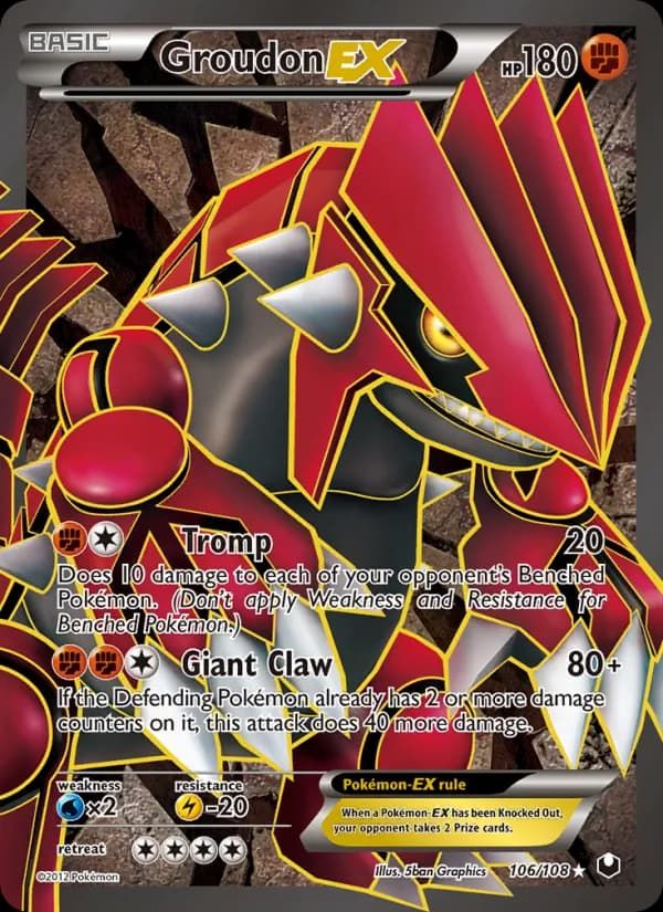 Groudon-EX – Dark Explorers 106