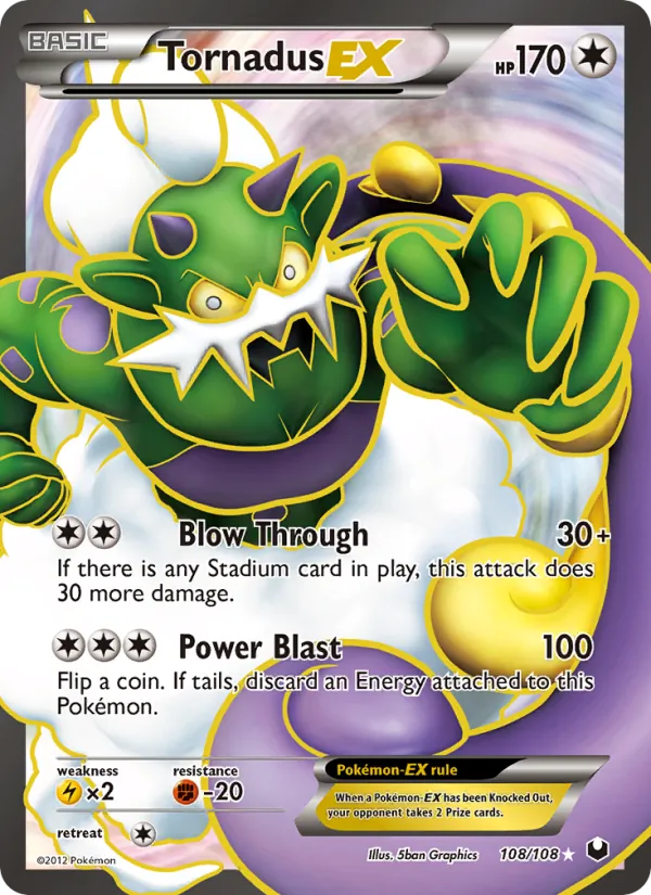 Tornadus-EX – Dark Explorers 108