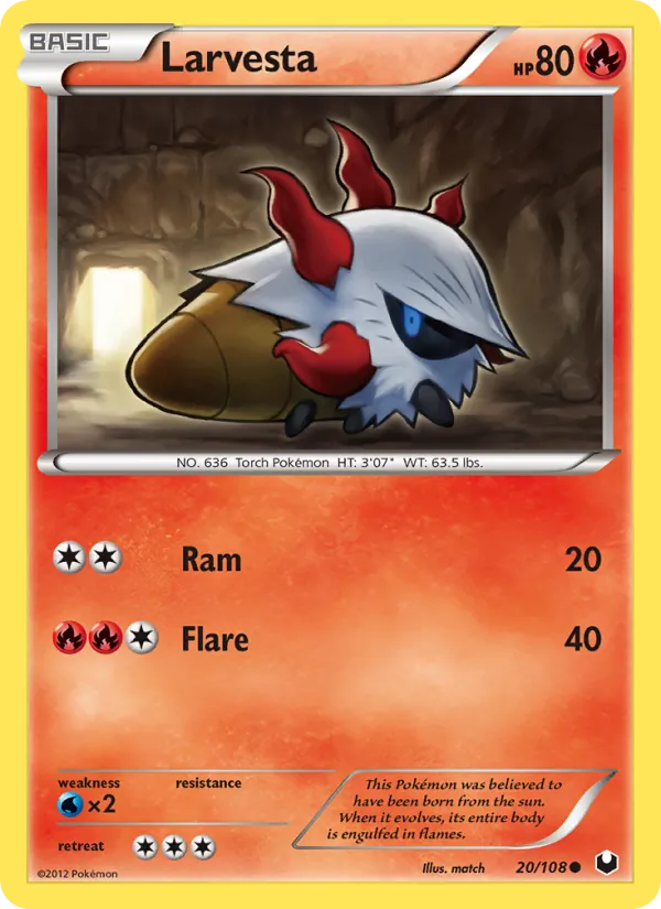 Larvesta – Dark Explorers 20