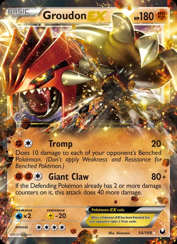 Groudon-EX – Dark Explorers 54