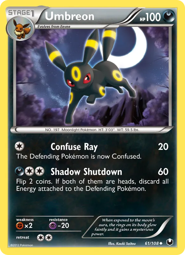 Umbreon – Dark Explorers 61