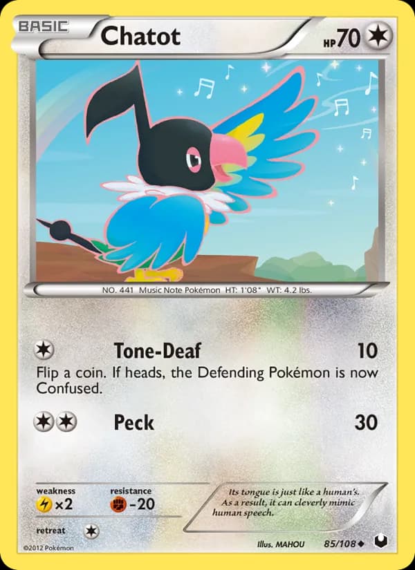 Chatot – Dark Explorers 85