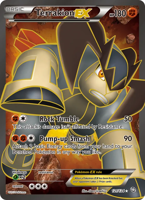Terrakion-EX – Dragons Exalted 121