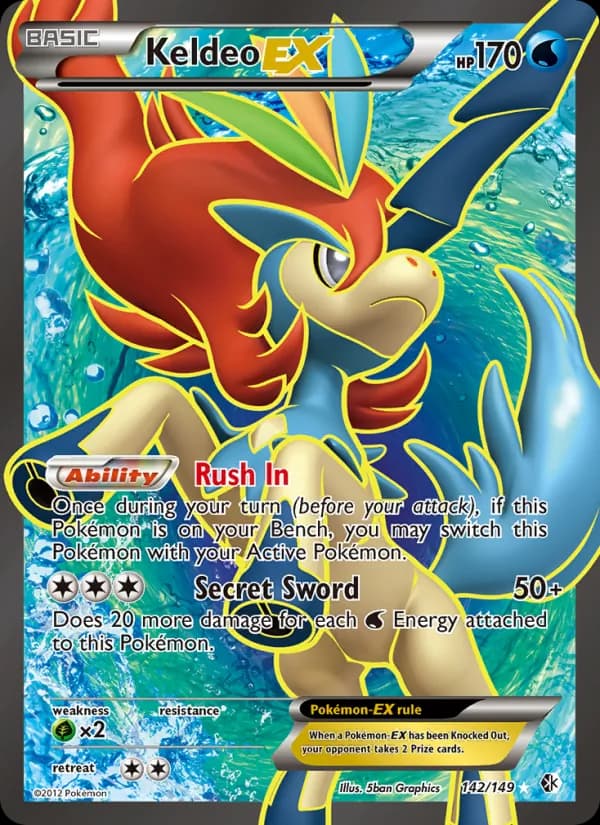 Keldeo-EX – Boundaries Crossed 142