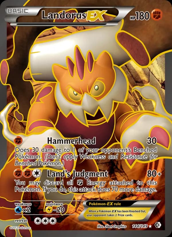 Landorus-EX – Boundaries Crossed 144