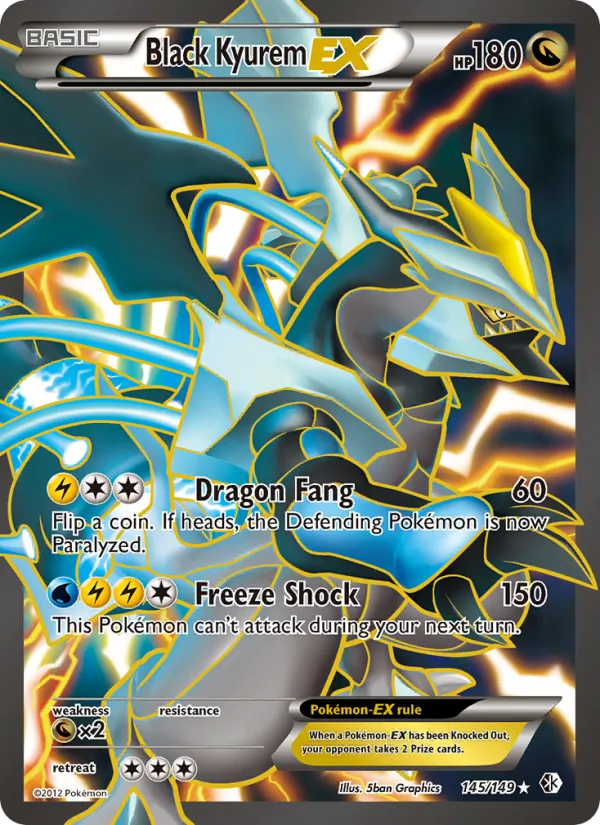Black Kyurem-EX – Boundaries Crossed 145