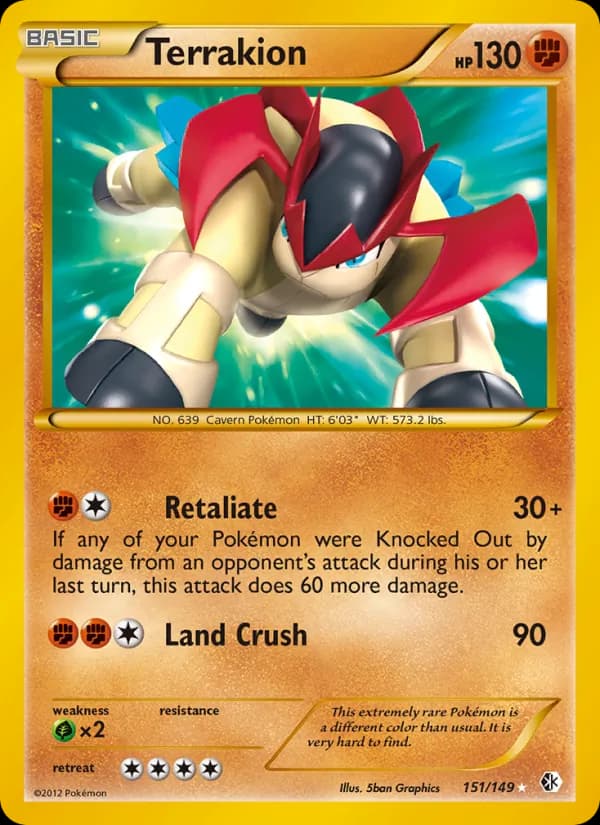 Terrakion – Boundaries Crossed 151