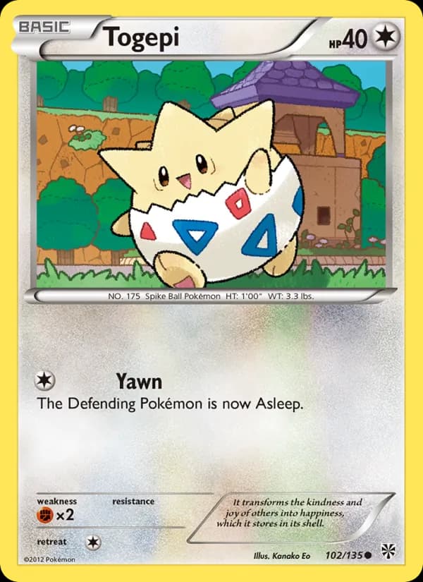 Togepi – Plasma Storm 102