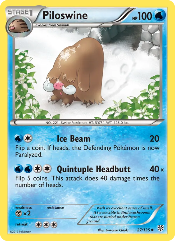 Piloswine – Plasma Storm 27