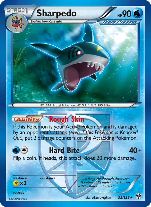 Sharpedo – Plasma Storm 33