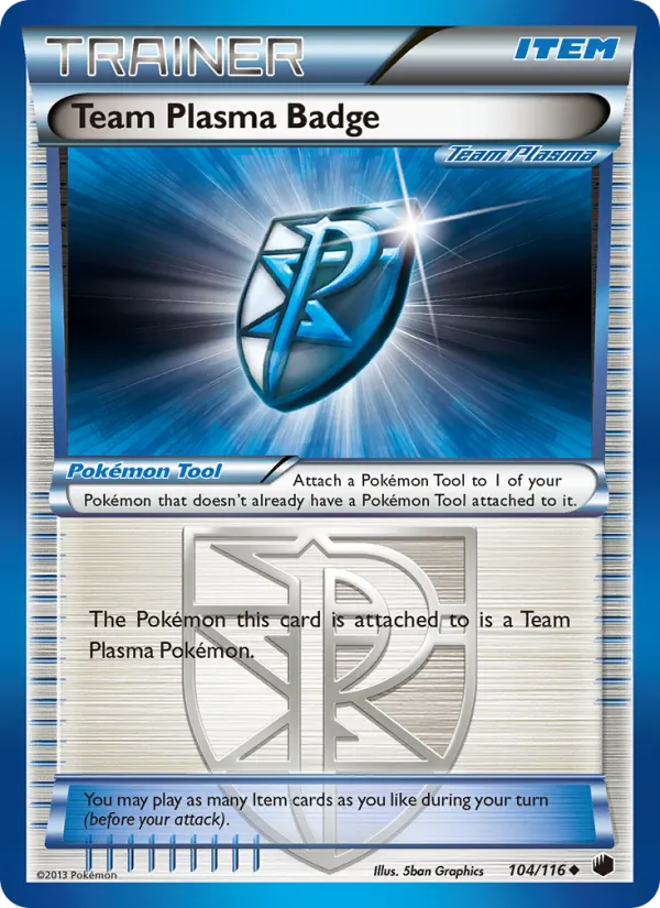 Team Plasma Badge – Plasma Freeze 104