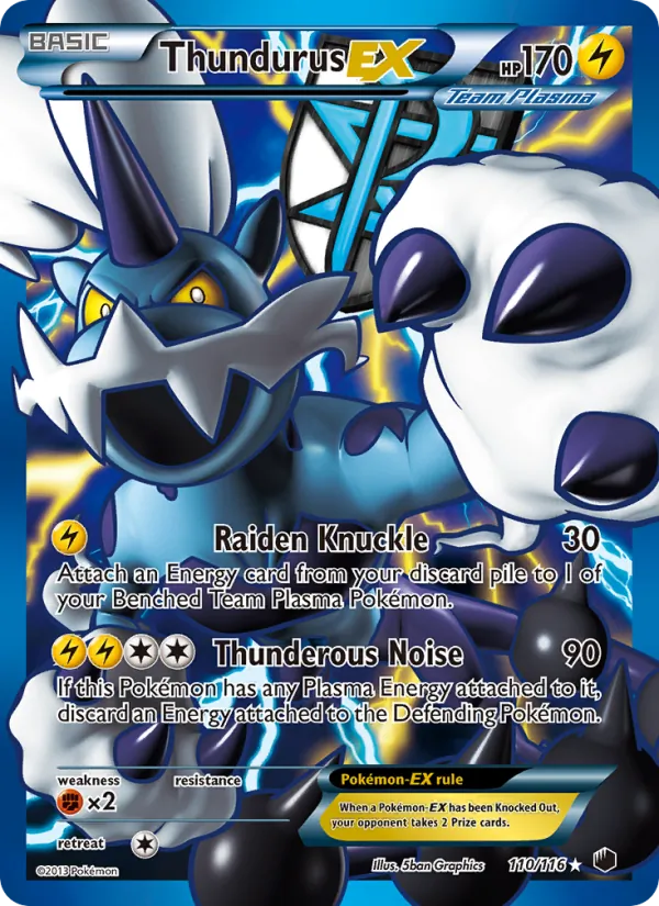 Thundurus-EX – Plasma Freeze 110