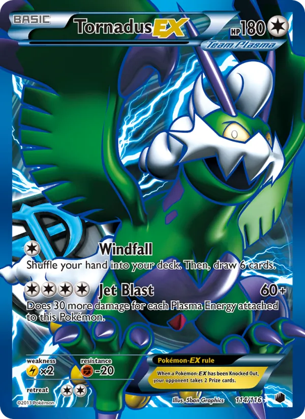 Tornadus-EX – Plasma Freeze 114