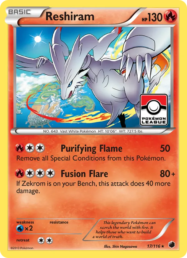 Reshiram – Plasma Freeze 17