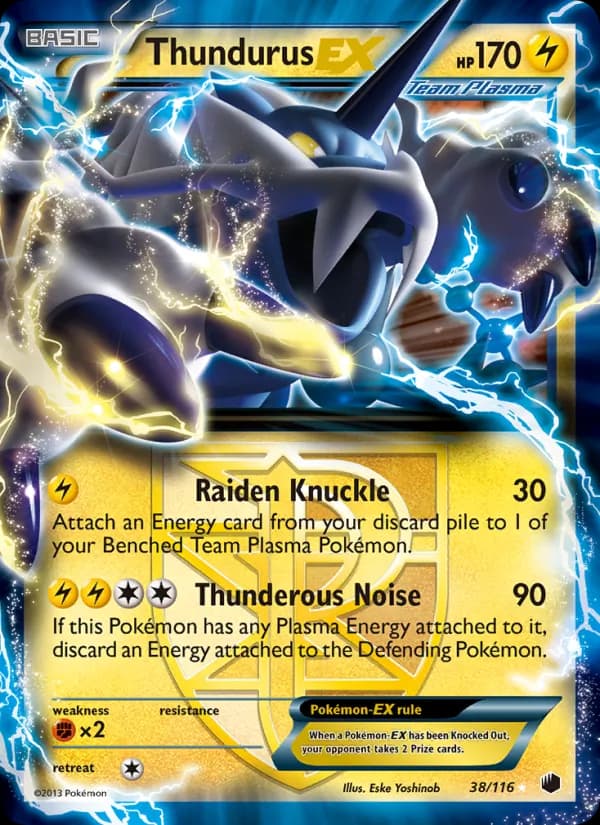 Thundurus-EX – Plasma Freeze 38
