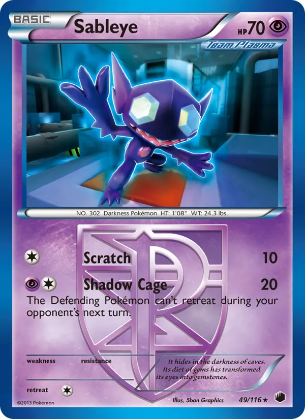 Sableye – Plasma Freeze 49